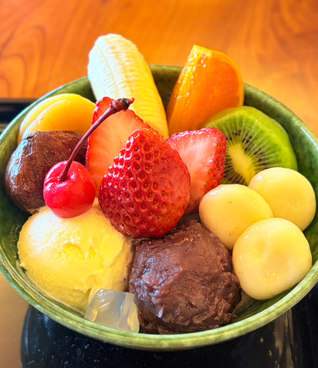 あさま茶房　フルーツあんみつ